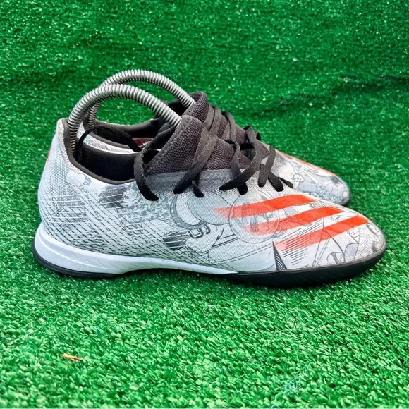 Adidas Graphic Athletic Shoes - Red and Gray